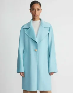 Brushed Cashmere Double Face Oversized Coat