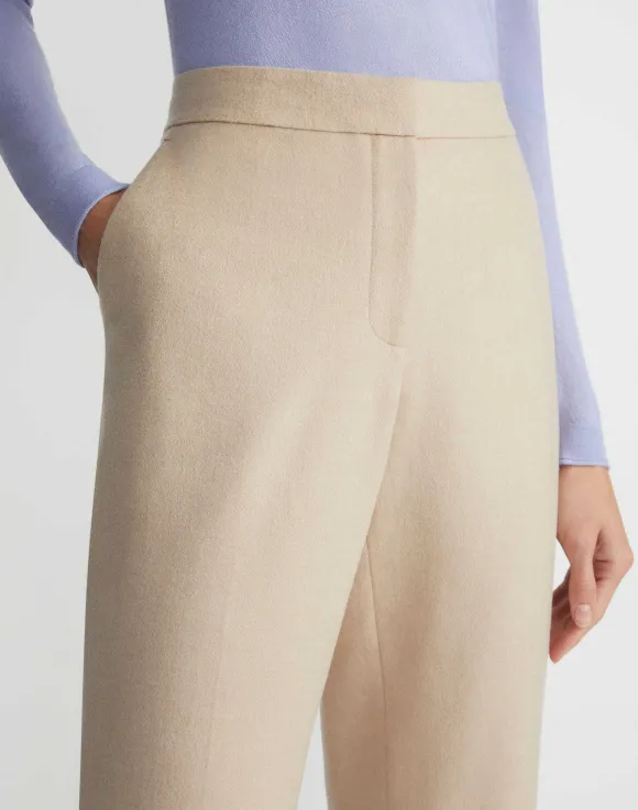 Camel Hair Clinton Ankle Pant