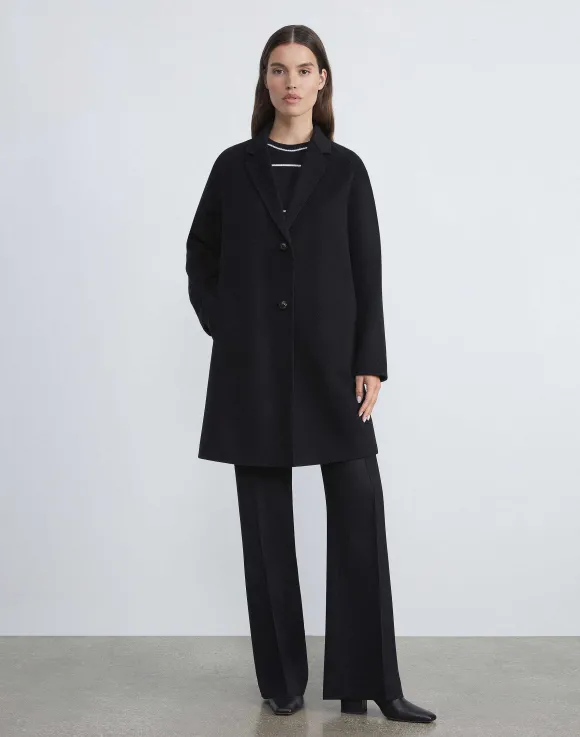 Cashmere Double Face Oversized Car Coat