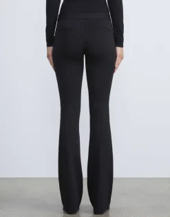 Compact Stretch Viscose Waldorf Flared Pant