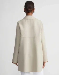 Cotton Double Face Reversible Car Coat