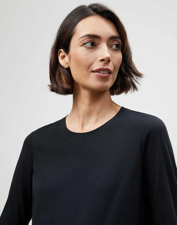 Cotton Jersey Modern Long Sleeve Tee