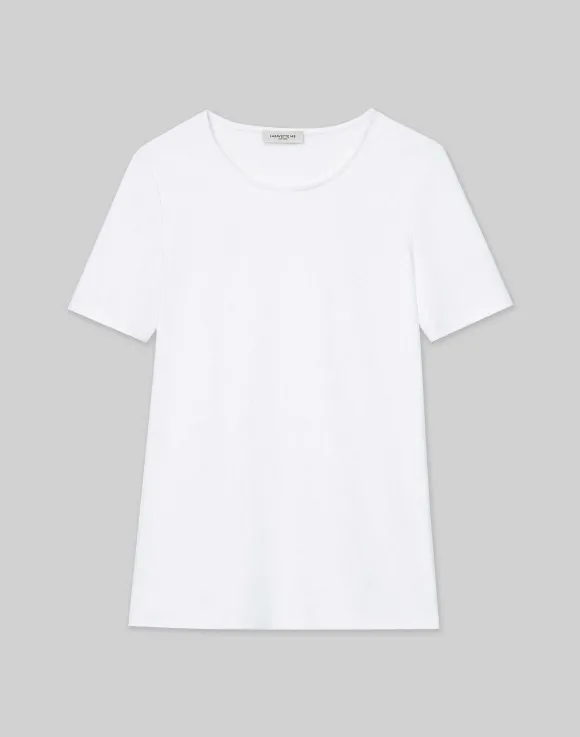 Cotton Rib Crewneck T-Shirt