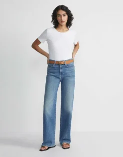 Cotton Rib Crewneck T-Shirt