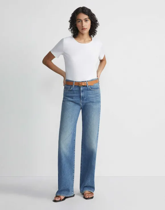 Cotton Rib Crewneck T-Shirt