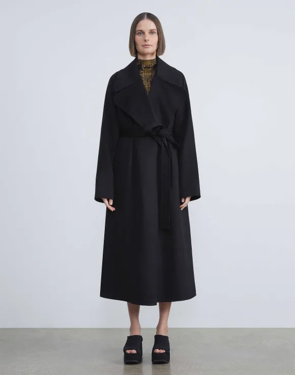Double Face Cashmere Oversized Trench Coat