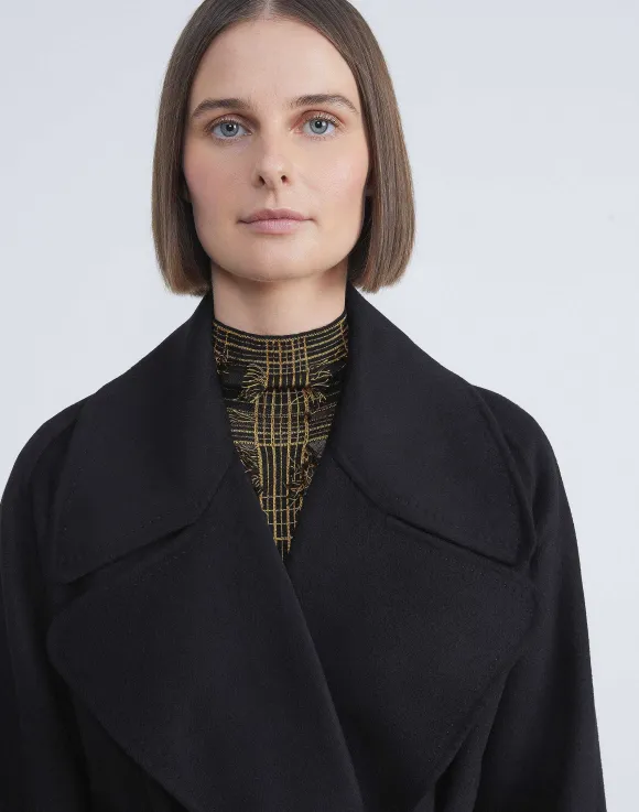 Double Face Cashmere Oversized Trench Coat