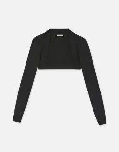 Finespun Voile Ponti Stitch Shrug