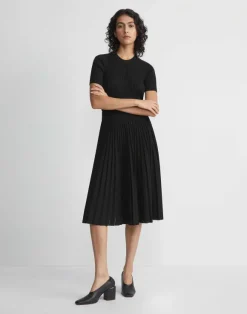 Finespun Voile Ribbed Knit Top