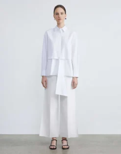 Finesse Crepe Franklin Wide Leg Ankle Pant