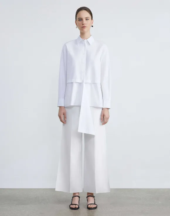 Finesse Crepe Franklin Wide Leg Ankle Pant