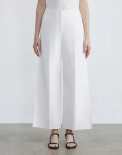 Finesse Crepe Franklin Wide Leg Ankle Pant