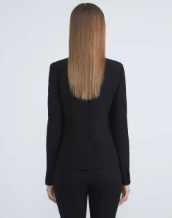 Finesse Crepe Single Button Blazer
