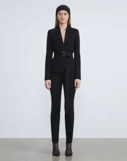 Finesse Crepe Single Button Blazer