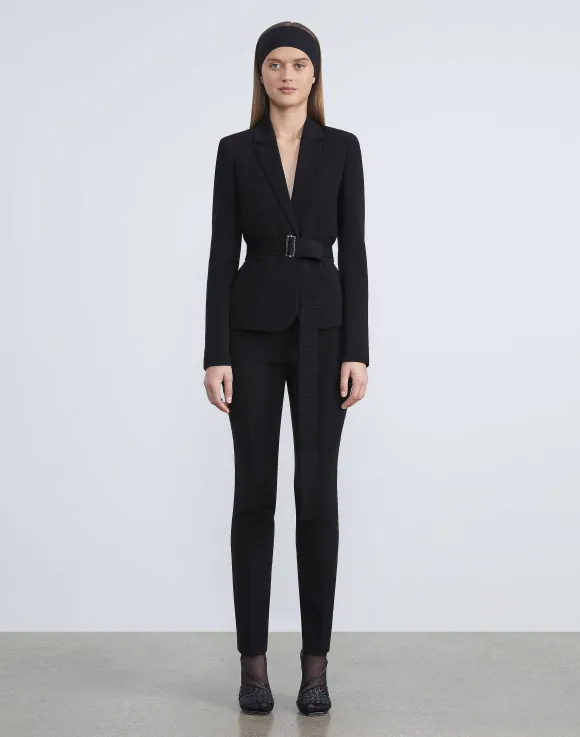 Finesse Crepe Single Button Blazer