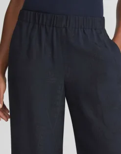 Flora Bloom Cloqu Jacquard Viscose Riverside Pant