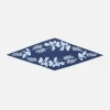 Flora Print Silk Diamond Scarf