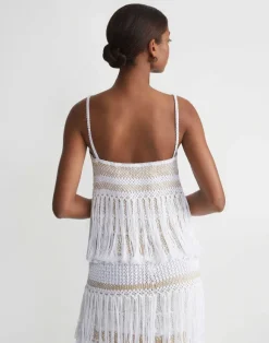 Hand Macram Organic Cotton Tank