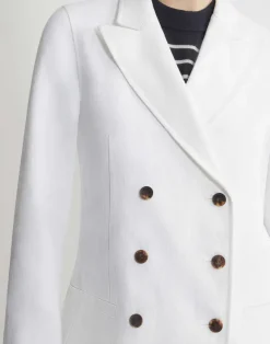 L148 Denim Double Breasted Blazer