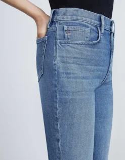 L148 Denim Mott Flared Ankle Jean