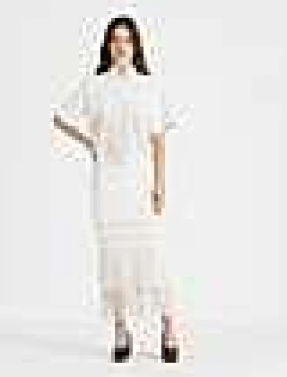 Lambskin Leather Hand Basketweave Fringed Skirt