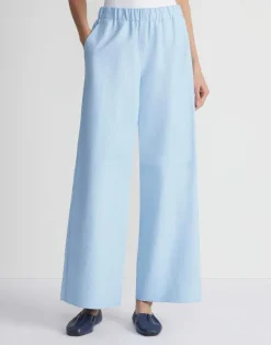 Lambskin Leather Riverside Pant