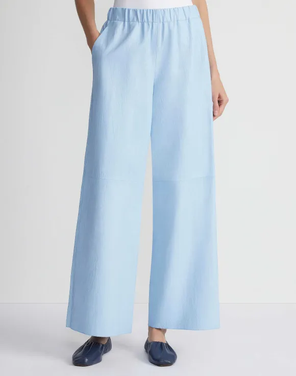 Lambskin Leather Riverside Pant