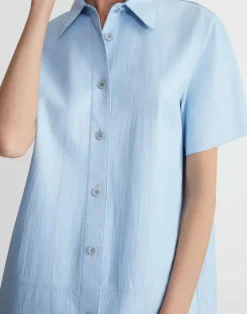 Lambskin Leather Tunic Shirt