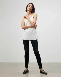 Lightweight Sandwashed Silk Bias Tank