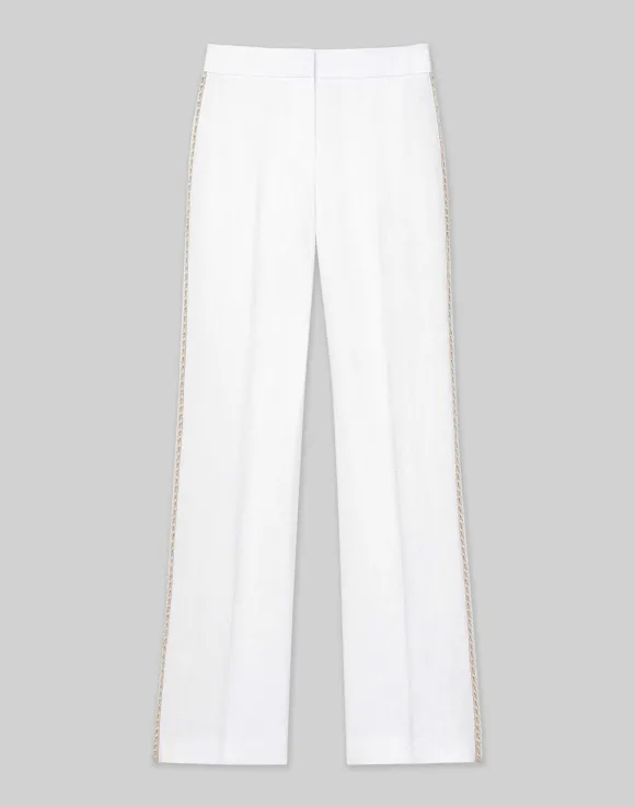 Linen Hand Crochet Sullivan Pant