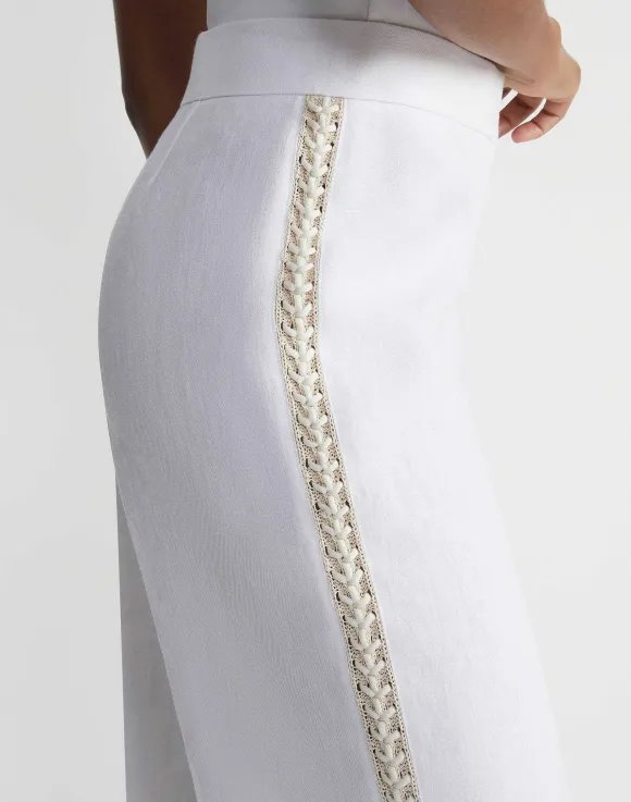 Linen Hand Crochet Sullivan Pant
