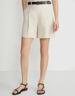 Linen Jefferson Pleated Short