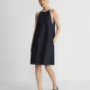 Linen Tipped Swing Dress