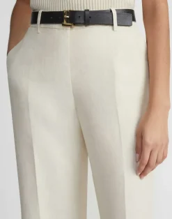 Linen-Viscose Gates Pant