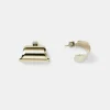 Lune Brass Hoop Earrings
