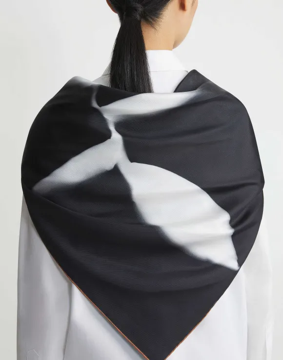 Martha Madigan X L148 Print Silk Twill Scarf