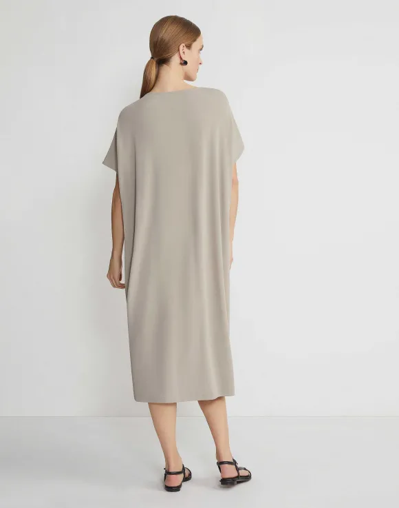 Matte Jersey Tapered T-Shirt Dress