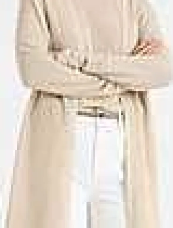 Mercerized Cotton Ribbed Tunic