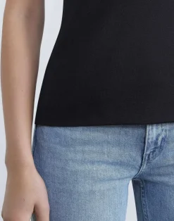 Mesh Jersey Scoop Neck Tank