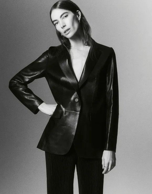 Nappa Leather Blazer