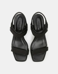 Nappa Leather Platform Sandal