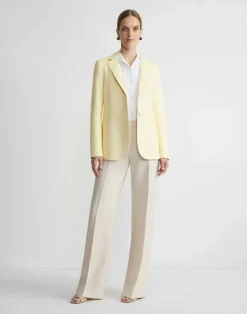 Nappa Leather Three Pocket Blazer