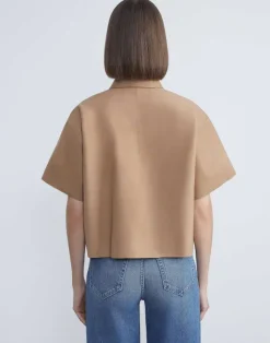 Nubuck Calfskin Suede Shirt