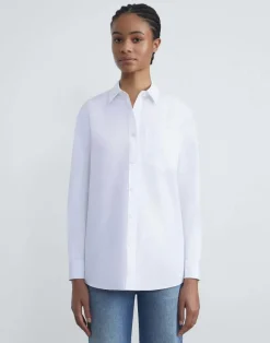 Organic Cotton Poplin Oversized Shirt