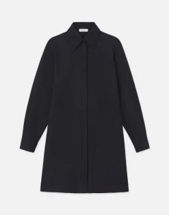 Organic Cotton Poplin Side Button Shirt