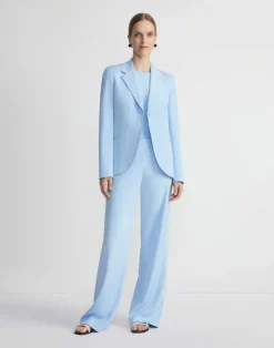 Organic Silk Stretch Crepe De Chine Sullivan Pant