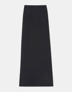 Organic Silk Stretch Crepe De Chine Skirt