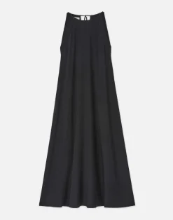 Organic Silk Stretch Georgette A-Line Gown