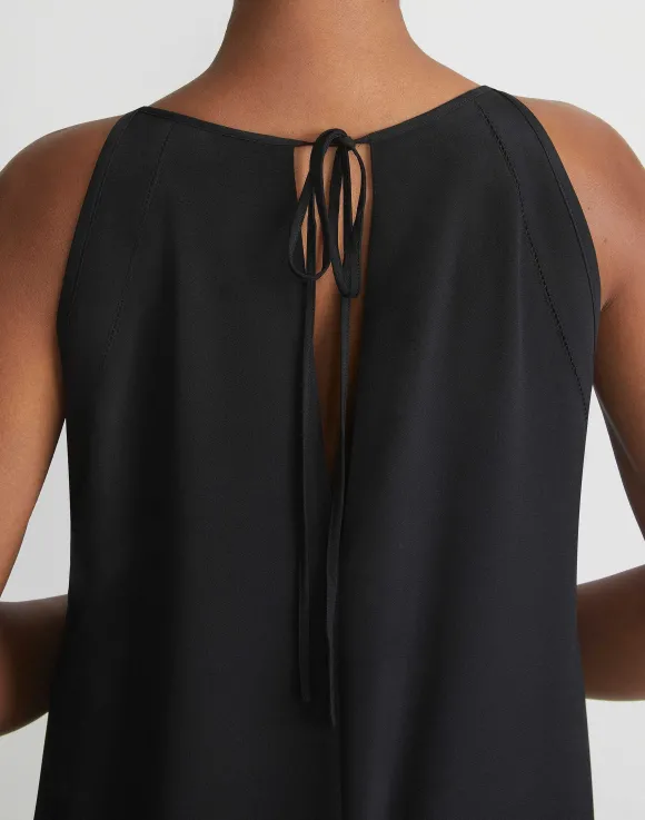 Organic Silk Stretch Georgette A-Line Gown