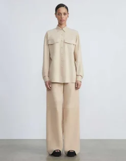Paperfine Suede Shirt Jacket